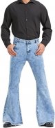Men's Relaxed Vintage  Bell Bottom Pants Stretch Comfort Flared Retro Leg Disco Denim Jeans